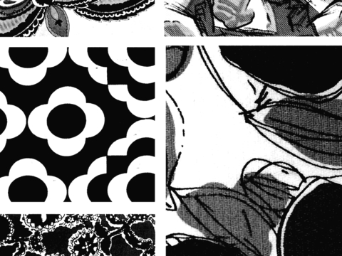  黑白遮罩通道黑白凹凸高光遮罩线条花纹纹理水泥做旧脏旧墙面 