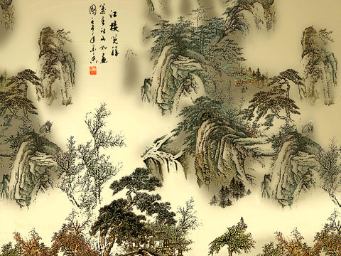  油画挂画抽象画艺术装饰画壁画水墨字画世界名画 