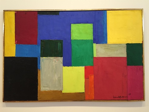  霍夫曼抽象绘画,现代世界名画133 