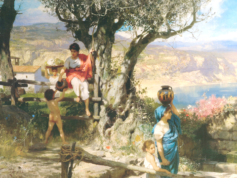  油画挂画抽象画艺术装饰画壁画水墨字画世界名画 