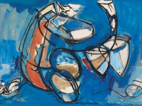  霍夫曼抽象绘画,现代世界名画13 