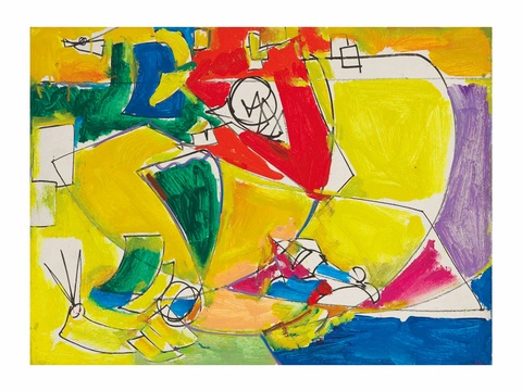  霍夫曼抽象绘画,现代世界名画43 