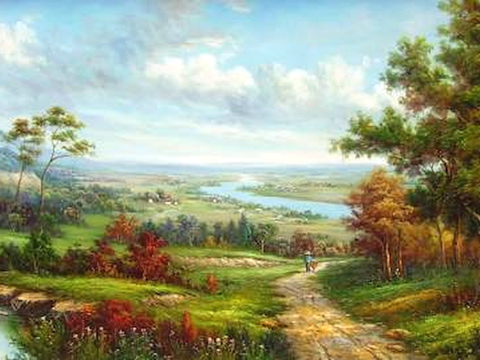  油画挂画抽象画艺术装饰画壁画水墨字画世界名画 