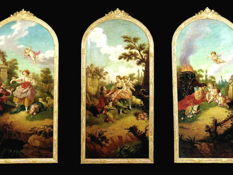  油画挂画抽象画艺术装饰画壁画水墨字画世界名画 