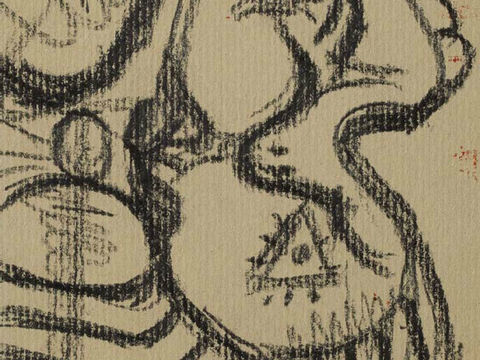  毕加索立体主义绘画作品，现代抽象画，世界经典名画，抽象素描画 