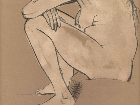 梵高后印象派素描绘画作品，现代世界经典名画613 梵高 VI