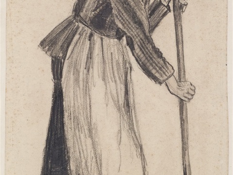 梵高后印象派素描绘画作品，现代世界经典名画633 梵高 Wo