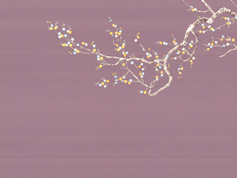  新中式壁纸壁画壁布墙纸墙布云海山水字画花鸟仙鹤荷花花鸟建筑背 