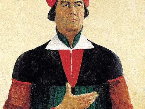  马列维奇抽象画，几何抽象装饰画31 