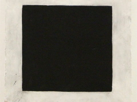马列维奇抽象画，几何抽象装饰画73
