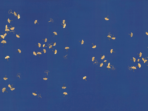  新中式壁纸壁画壁布墙纸墙布云海山水字画花鸟仙鹤荷花花鸟建筑背 