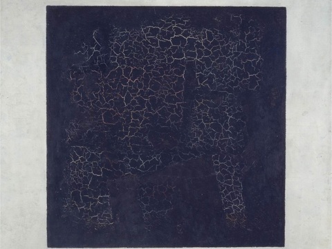 马列维奇抽象画，几何抽象装饰画11