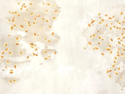  新中式壁纸壁画壁布墙纸墙布云海山水字画花鸟仙鹤荷花花鸟建筑背 