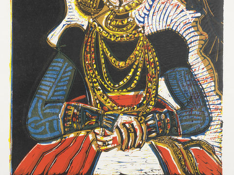  毕加索立体主义绘画作品，现代抽象画，世界经典名画101 