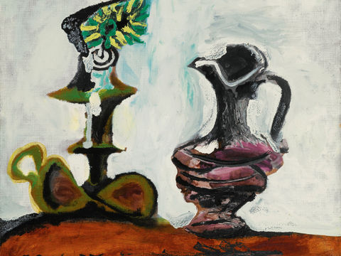  毕加索立体主义绘画作品，现代抽象画，世界经典名画134 