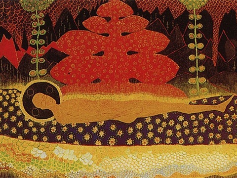  马列维奇抽象画，几何抽象装饰画155 