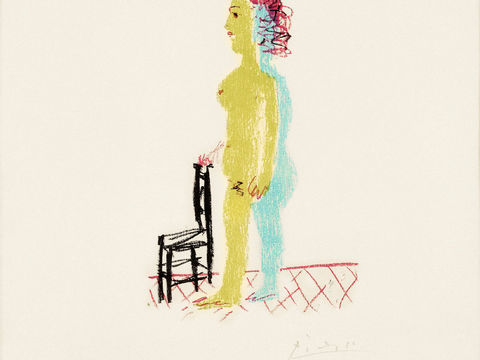  毕加索立体主义绘画作品，现代抽象画，世界经典名画115 