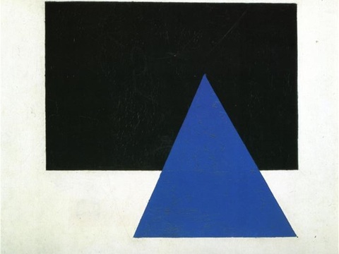  马列维奇抽象画，几何抽象装饰画144 