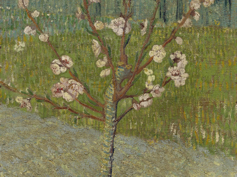 梵高后印象派风景绘画作品，现代世界经典名画009 梵高 Al