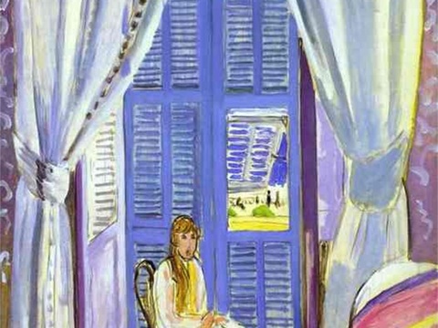  马蒂斯野兽派绘画作品，现代世界经典名画，抽象画141 马蒂斯 