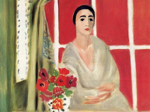  马蒂斯野兽派绘画作品，现代世界经典名画，抽象画238 马蒂斯 