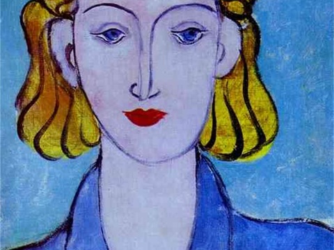  马蒂斯野兽派绘画作品，现代世界经典名画，抽象画134 马蒂斯 