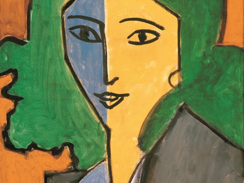 马蒂斯野兽派绘画作品，现代世界经典名画，抽象画008 马蒂斯