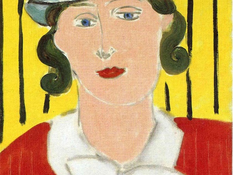  马蒂斯野兽派绘画作品，现代世界经典名画，抽象画242 马蒂斯 