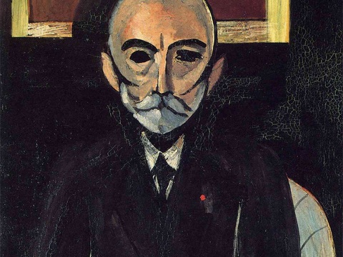  马蒂斯野兽派绘画作品，现代世界经典名画，抽象画206 马蒂斯 