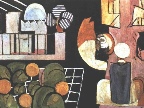 马蒂斯野兽派绘画作品，现代世界经典名画，抽象画326 马蒂斯