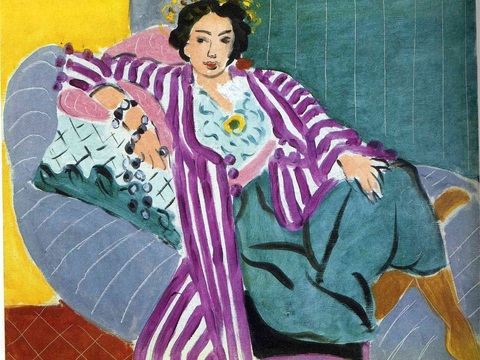 马蒂斯野兽派绘画作品，现代世界经典名画，抽象画213 马蒂斯 