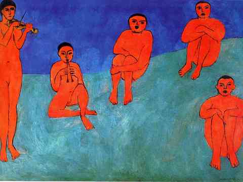  马蒂斯野兽派绘画作品，现代世界经典名画，抽象画115 马蒂斯 