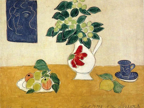  马蒂斯野兽派绘画作品，现代世界经典名画，抽象画364 马蒂斯 