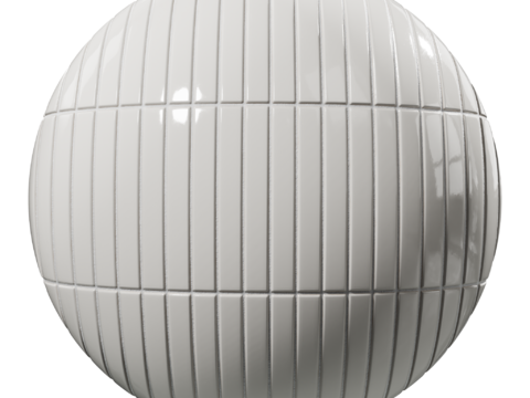 白色Yubi陶瓷亮面瓷砖纹理