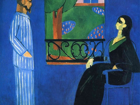  马蒂斯野兽派绘画作品，现代世界经典名画，抽象画178 马蒂斯 