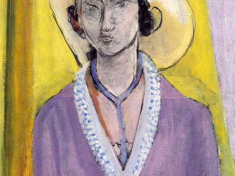 马蒂斯野兽派绘画作品，现代世界经典名画，抽象画247 马蒂斯