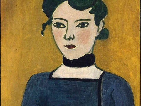  马蒂斯野兽派绘画作品，现代世界经典名画，抽象画231 马蒂斯 