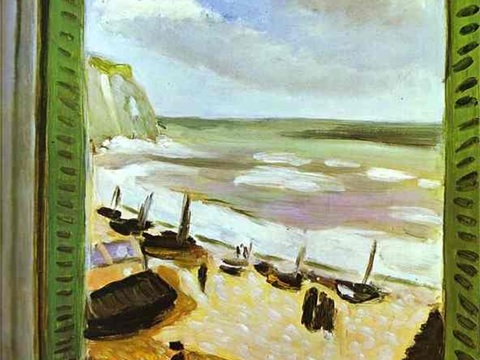 马蒂斯野兽派绘画作品，现代世界经典名画，抽象画315 马蒂斯