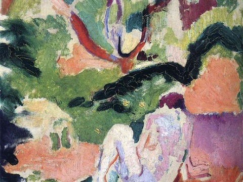 马蒂斯野兽派绘画作品，现代世界经典名画，抽象画093 马蒂斯 