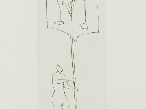  毕加索立体主义绘画作品，现代抽象画，世界经典名画，抽象素描画 