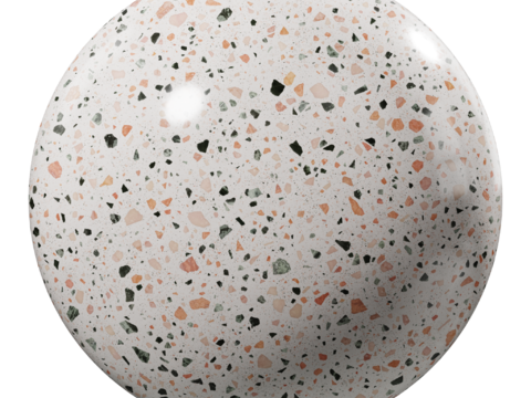 白色斑点日落水磨石纹理