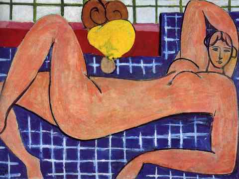  马蒂斯野兽派绘画作品，现代世界经典名画，抽象画104 马蒂斯 