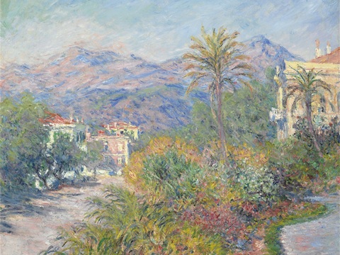 莫奈印象派绘画作品，世界经典名画506波地吉拉的街道