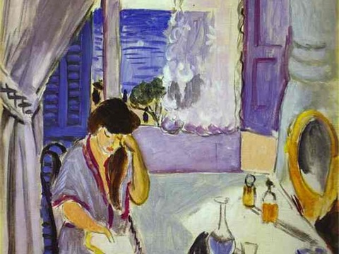  马蒂斯野兽派绘画作品，现代世界经典名画，抽象画139 马蒂斯 