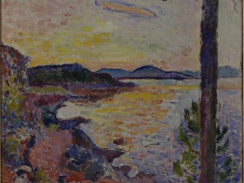 马蒂斯野兽派绘画作品，现代世界经典名画，抽象画013 马蒂斯