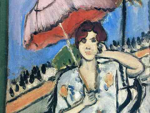  马蒂斯野兽派绘画作品，现代世界经典名画，抽象画265 马蒂斯 