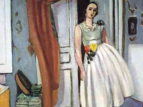  马蒂斯野兽派绘画作品，现代世界经典名画，抽象画262 马蒂斯 