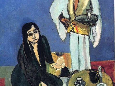  马蒂斯野兽派绘画作品，现代世界经典名画，抽象画249 马蒂斯 