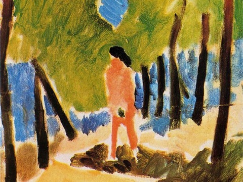  马蒂斯野兽派绘画作品，现代世界经典名画，抽象画120 马蒂斯 