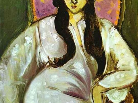  马蒂斯野兽派绘画作品，现代世界经典名画，抽象画140 马蒂斯 